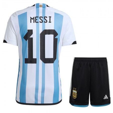 Dječji Nogometni Dres Argentina 3 Star MESSI 10 Domaći World Cup 2022 Dječji Nogometni Dres Argentina 3 Star MESSI 10 Domaći World Cup 2022